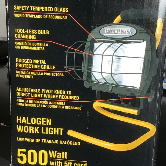 Host Pick NWOT Woods Yellow Jacket Halogen Work Light - Picture 3 of 5